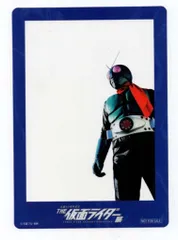 東映 クリアフォトフレーム/入場者プレゼント 生誕50周年記念 THE仮面ライダー展 仮面ライダー旧1号/青