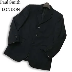 Paul Smith LONDON ポールスミス ロンドン 通年 総裏 ウール100％★ テーラード ジャケット Sz.M メンズ 黒 日本製