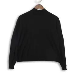 UNIQLO ユニクロ 秋冬 ウール100％★ セーター ニット Sz.S レディース 黒