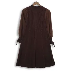 31 Sons de mode トランテアン ソン ドゥ モード 秋冬 ストレッチ ニット★ ワンピース Sz.36 レディース