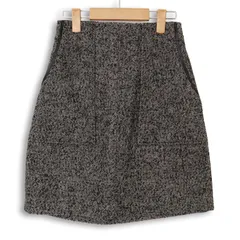 Mystrada マイストラーダ 秋冬 ストレッチ ツイード★ タイト スカート Sz.36 レディース