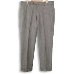 UNITED ARROWS ユナイテッドアローズ 秋冬★ 千鳥格子 スラックス テーパード パンツ Sz.48 メンズ