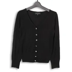 JILL STUART ジルスチュアート 秋冬 ニット★ カーディガン Sz.M レディース 黒