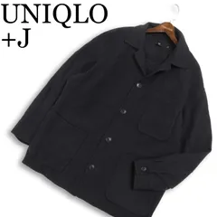 UNIQLO +J ユニクロ × ジルサンダー 秋冬★ ウール ブレンド オーバーサイズ シャツ ジャケット Sz.L メンズ グレー