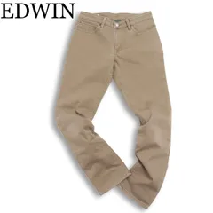 EDWIN エドウィン E502RW 秋冬 防風 裏起毛★ USED加工 ストレッチ テーパード デニム パンツ ジーンズ Sz.29 メンズ 日本製