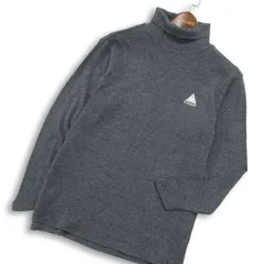 le coq sportif GOLF ルコック スポルティフ ゴルフ 秋冬 ストレッチ★ 長袖 タートルネック シャツ Sz.M メンズ グレー