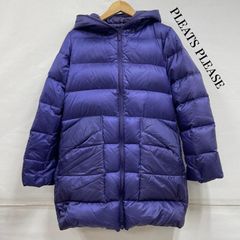 PLEATS PLEASE】プリーツプリーズ フーデットロングダウンコート 
