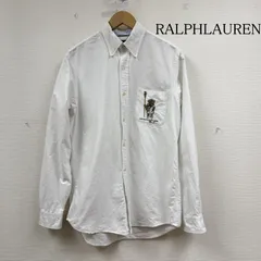 ラルフローレン 長袖シャツ ポロベア 刺繍 ロゴ メンズ M ISItems【USED】【古着】【中古】50150624