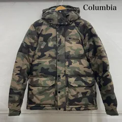 コロンビア ロック フォール ダウン ジャケット カモフラ 迷彩 オムニヒート メンズ S ISItems【USED】【古着】【中古】50150615