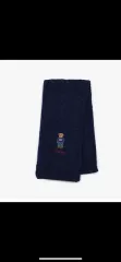 ポロ ラルフローレン ベア ニット マフラー ネイビー (タグ付き新品)