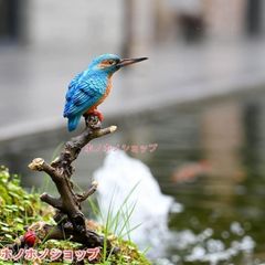 小さなバードカービング カワセミ 野鳥 木彫り フィギュア - メルカリ