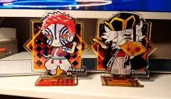 鬼滅の刃 猗窩座 魘夢 アクリル 2個まとめ 無限城