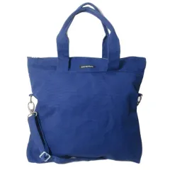 マリメッコ marimekko A25062511 トートバッグ 2way ショルダーバッグ キャンバス B4収納 鞄 紺 ネイビー /X