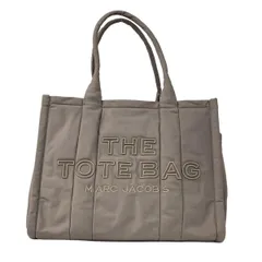 MARC JACOBS(マークジェイコブス) ショルダーバッグ パフィーナイロントートラージ ライトグレー×オレンジ