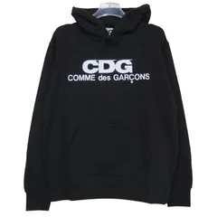 新品 CDG シーディージー HOODED SWEATSHIRT SZ-T001 AD2020 フーデッド スウェットシャツ ブラック プルオーバー パーカー フーディー トップス サイズL Janzのサムネイル