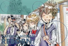 【中古】ポストカード 集合(制服) 「家庭教師ヒットマンREBORN! 箔押しポストカードコレクション」 天野明展 The Charactersグッズ