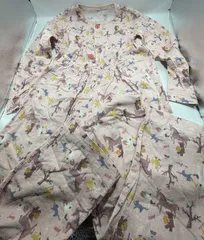 ☆セット割対応☆ コンビミニ キッズ長袖パジャマ 上下セット 130cm (752)