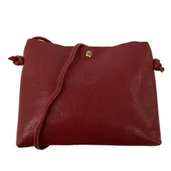 IL BISONTE(イルビゾンテ) ショルダーバッグ - レッド レザー