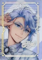 【中古】キャラカード アズール・アーシェングロット(レア/オーロラ箔) 「ディズニー ツイステッドワンダーランド クリアカードコレクション(プラチナジャケットver.)」