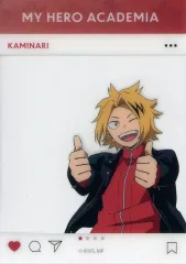 【中古】キャラカード 上鳴電気(記念撮影ver.) SNS風クリアカード 「僕のヒーローアカデミア×RED° TOKYO TOWER」 コラボドリンク注文特典