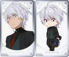 【中古】キャラカード アクセラレータ ミニブロマイド2枚セット 「くじ引き堂 とある魔術の禁書目録 20周年記念オンラインくじVol.2」 おまけキャンペーン景品