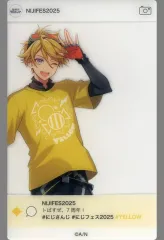 【中古】キャラカード ユウ Q ウィルソン 「バーチャルYouTuber にじさんじ にじさんじフェス 2025 SNS風ランダムクリアカード Gグループ」