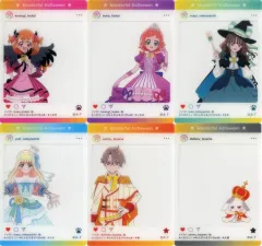 【中古】キャラカード ノーマル全6種セット 「わんだふるぷりきゅあ! Wonderful Halloween クリアカード」