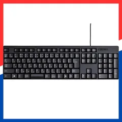 【数量限定】エレコム 有線キーボード メンブレン ブラック TK-FFCM01BK