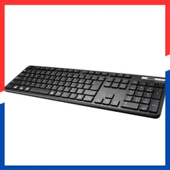 【人気商品】最大3台マルチペアリング対応 抗菌 メンブレン iPad/Surface/テンキー付 薄型 テンキー付 ブラック フルキーボード Bluetooth TK-FBM120KBK/EC ワイヤレスキーボード エレコム