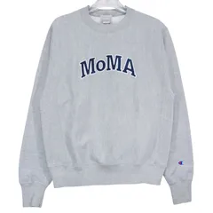 MoMA モマ x Champion チャンピオン CREWNECK SWEATSHIRT MoMA Edition クルーネック スウェット トレーナー グレー トップス サイズS Janz