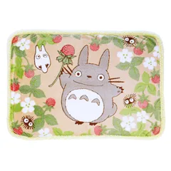 丸眞 ひざ掛け ジブリ となりのトトロ トトロ いちご見つけた ブランケット かわいい ボア ふわふわ おしゃれ 防寒グッズ 1125014500 [いちご見つけた] [H70×W100cm]