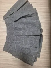 チェック柄テニススカート