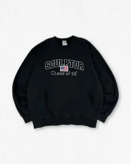 SCULPTOR スカルプター 星条旗 ロゴ スウェット