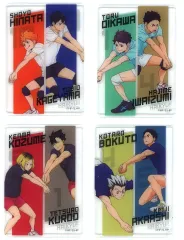 【中古】キャラカード 全4種セット クリアカード 「くじラック ハイキュー!! ～レシーブ～」 L賞