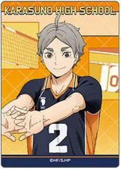 【中古】キャラカード 菅原孝支(半身) 「ハイキュー!! トレーディングクリアカード」