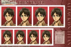 【中古】キャラカード エレン・イェーガー 「進撃の巨人 証明写真館」