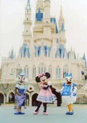 【中古】キャラカード デイジー＆ミニー＆クラリス(シンデレラ城) 写真 「イマジニング・ザ・マジック“10イヤーズ・オブ・ドリームス＆マジック” 第2弾」 東京ディズニーリゾート限定