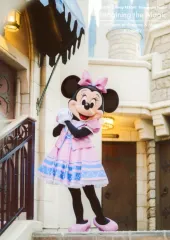 【中古】キャラカード ミニーマウス(ピンク＆ブルーのワンピース) 写真 「イマジニング・ザ・マジック“10イヤーズ・オブ・ドリームス＆マジック” 第2弾」 東京ディズニーリゾート限定