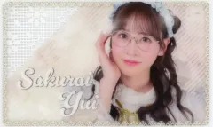 【中古】キャラカード 櫻井優衣 クリアカードA(ルームウェア) 「FRUITS ZIPPER MV『かがみ』公開記念!ラッフルくじ」 G賞