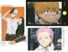 【中古】キャラカード 桜遥(縦向き)＆桐生三輝＆楡井秋彦 フォト風カード3枚セット 「一番くじ WIND BREAKER ～After the battle～」 H賞