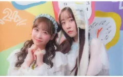 【中古】キャラカード 櫻井優衣＆真中まな クリアカード ツーショットD(ルームウェア) 「FRUITS ZIPPER MV『かがみ』公開記念!ラッフルくじ」 G賞