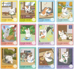 【中古】キャラカード 全12種セット 「夏目友人帳 描き下ろしイラスト ニャンコ先生の1日ver. トレーディングアクリルカード」
