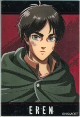 【中古】キャラカード エレン・イェーガー(バストアップ) 「進撃の巨人 描き下ろし 戦いの後でver. トレーディングアクリルカード」