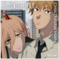 【中古】キャラカード デンジ＆パワー 「チェンソーマン スクエアクリアカード」