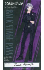 【中古】キャラカード 不破湊 箔押しバックステージパス風カード 「バーチャルYouTuber にじさんじ 2時だとか×カラオケまねきねこ」 スペシャルドリンク・フード注文特典