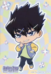 【中古】キャラカード 烏旅人(ミニキャラ) L判ブロマイド 「ブルーロック×コラボカフェ本舗2025 Retro Pop Cafe」 フード・デザートメニュー注文特典 前半