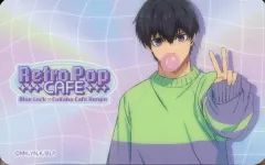 【中古】キャラカード 潔世一 「ブルーロック×コラボカフェ本舗2025 Retro Pop Cafe トレーディングビジュアル硬質カード」