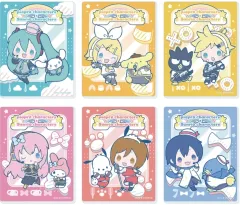 【中古】キャラカード 全6種セット 「ピアプロキャラクターズ×サンリオキャラクターズ アクリルカード 02.コラボイラスト」