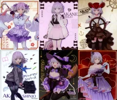 【中古】キャラカード 全6種セット 「グリッドマンユニバース POP UP SHOP by eeo in 池袋スキマストア アクリルカード 21/新条アカネBOX(描き下ろしイラスト)」