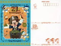 【中古】ポストカード(キャラクター) ミッキー＆ヒューイ＆デューイ＆ルーイ ポストカード 「東京ディズニーランド 23rd Anniversary」 東京ディズニーランド限定